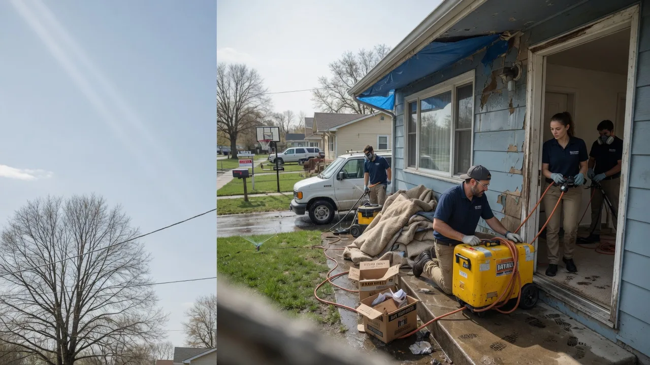 Basement Flood Cleanup in Sainte Genevieve, MO near me